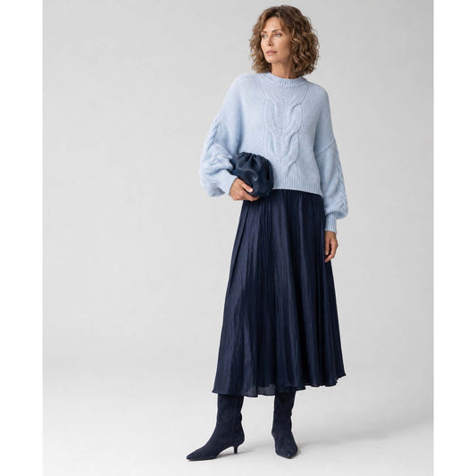 ICNK Rok Jonny Satin Donkerblauw | Tall