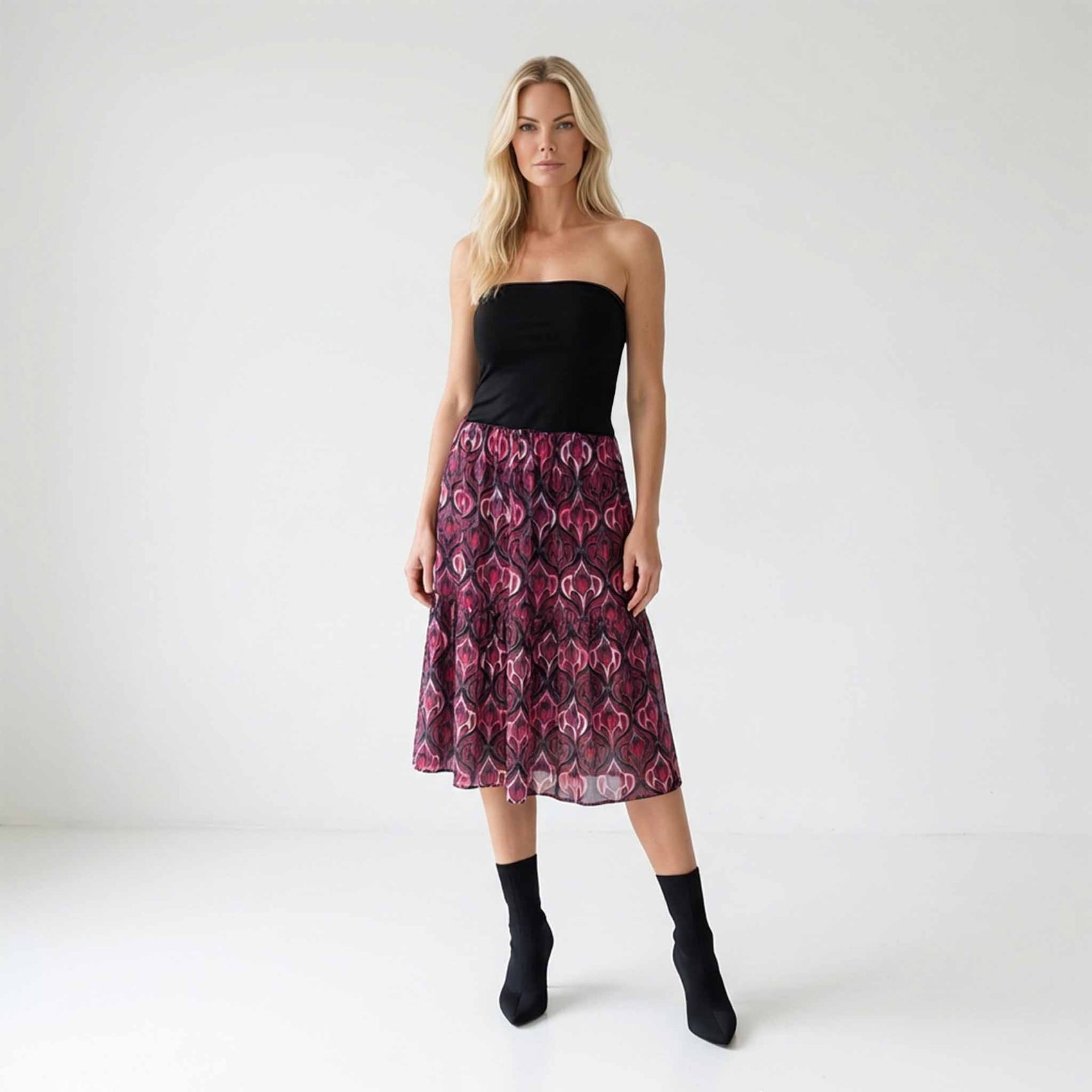 Longlady Skirt Ronda Fuchsia | Tall