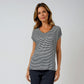 Tall Only-M Shirt Shabby Righe Blauw - lange vrouwen