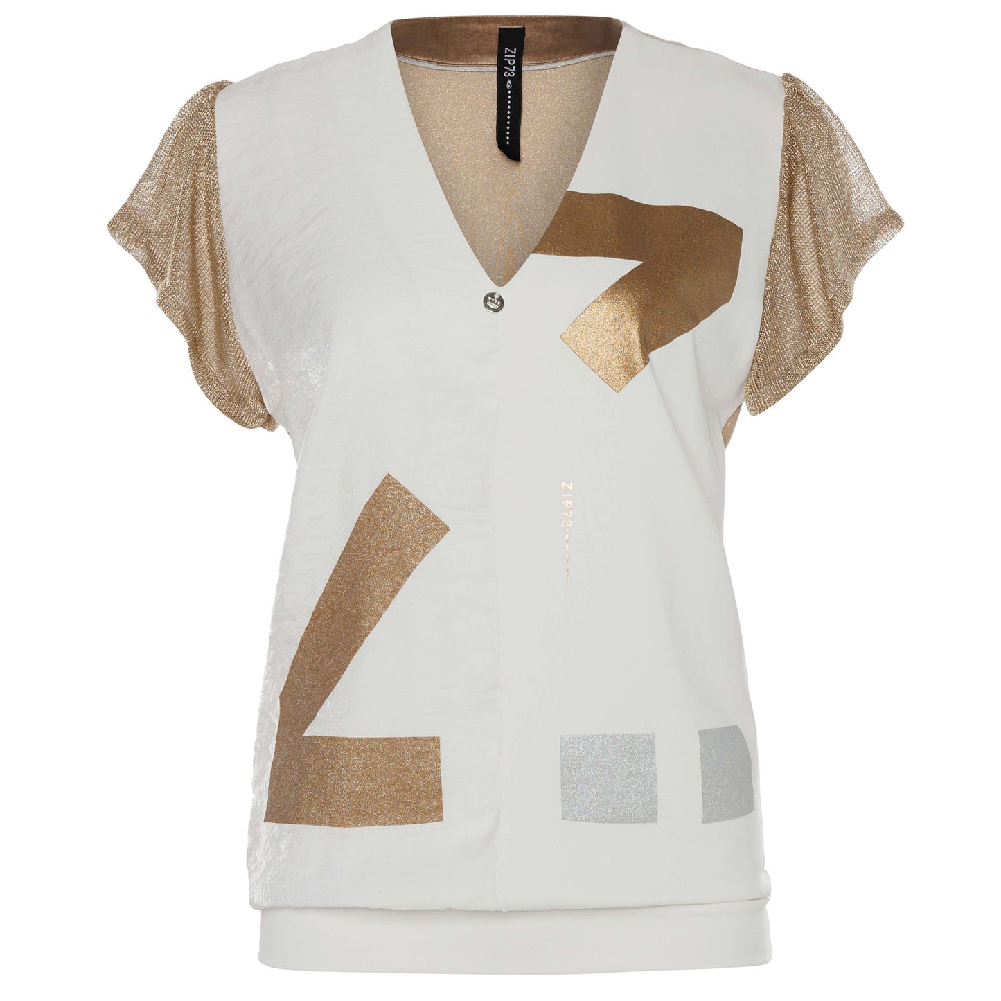 Zip73 Blouse 2-half Gold