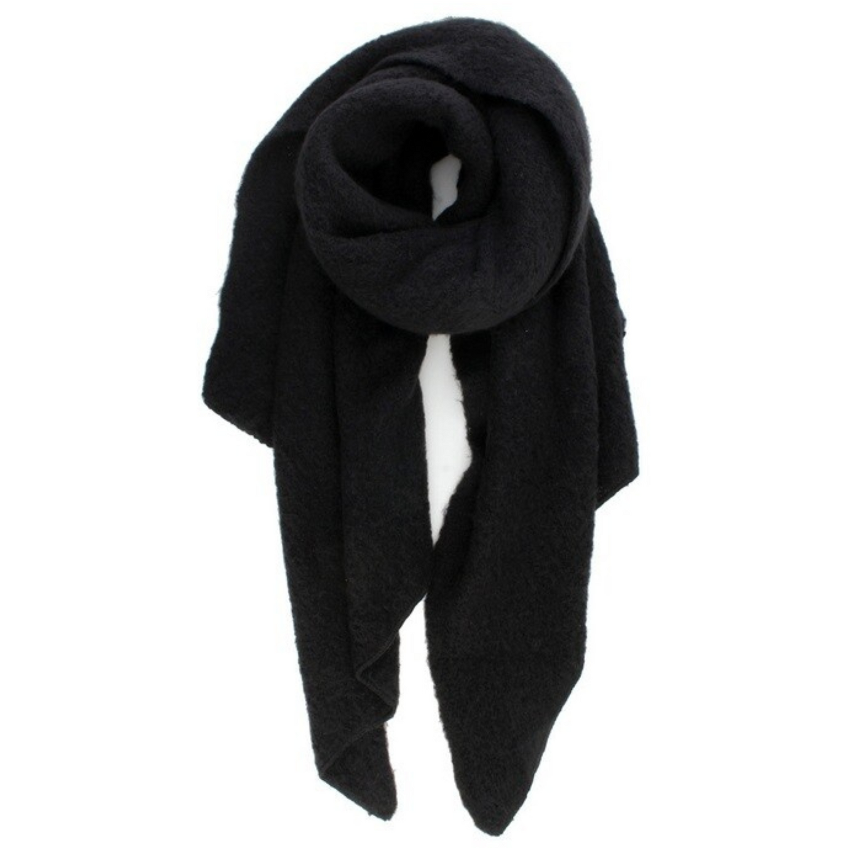 Tall Sjaal Zwart - lange vrouwen