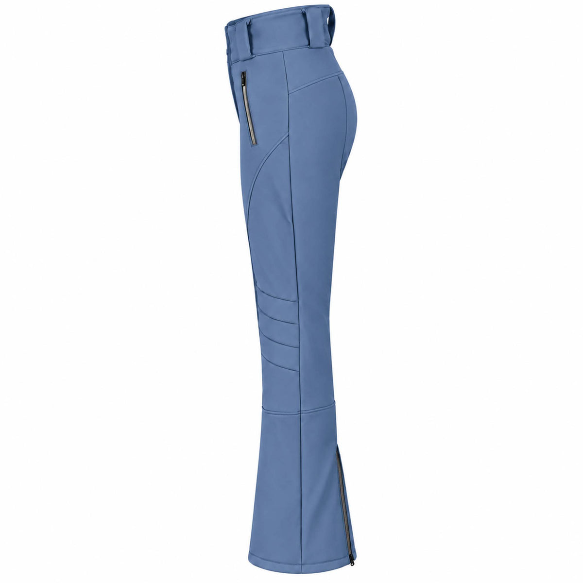 Tall Skibroek Longlady Wanda Blauw, kleding voor lange vrouwen zij aanzicht