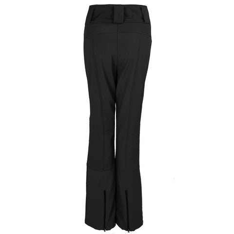 Longlady Skibroek Wanda Zwart, tall kleding voor lange dames, achteraanzicht