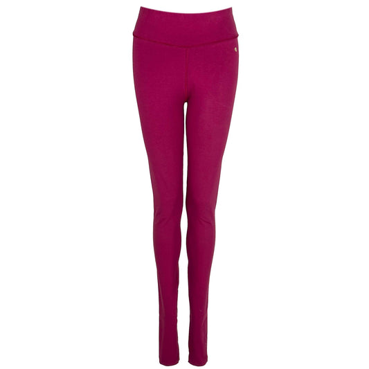 Sportlegging lange vrouwen Sjors katoen cherise - Tall sportjeggings