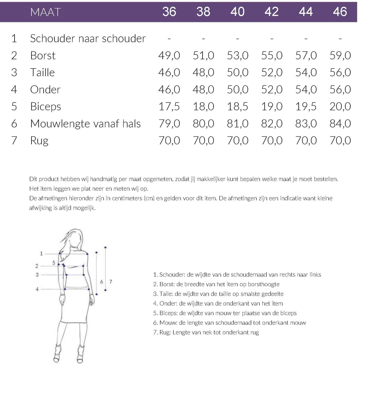 Maattabel Longlady Trui Fenna Zwart | Tall