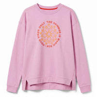 XOX Sweater Roze | Tall lange dames voorzijde