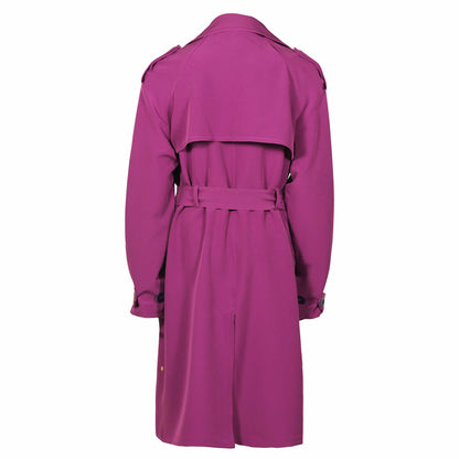 mode lange vrouw longlady trenchcoat manja