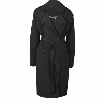 fashion tall woman longlady trench coat manja