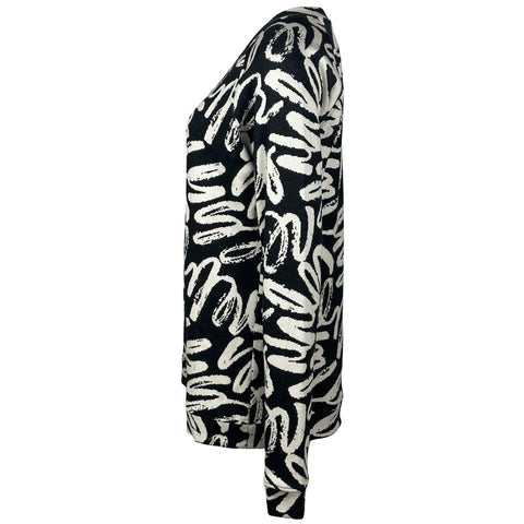 Longlady Trui Fresia, kleding voor lange vrouwen, zijaanzicht