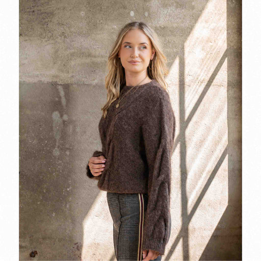 ICNK Trui Nadia Bruin | Tall
