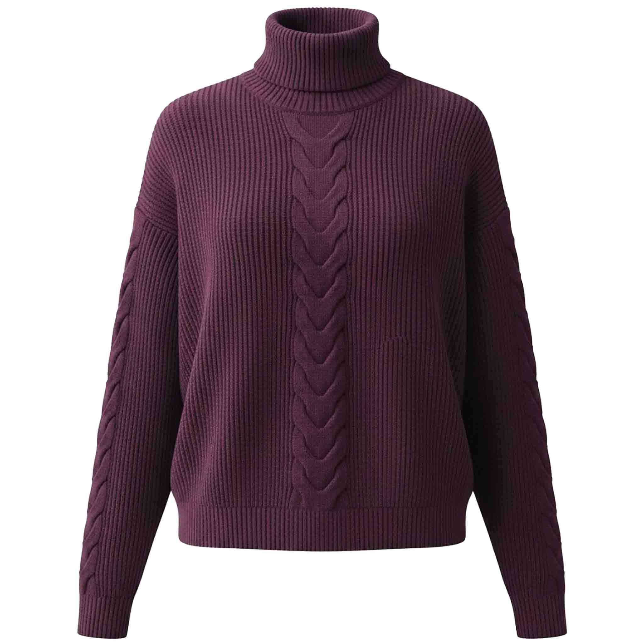 ICNK Trui Simba Aubergine | Tall