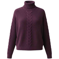 ICNK Trui Simba Aubergine | Tall