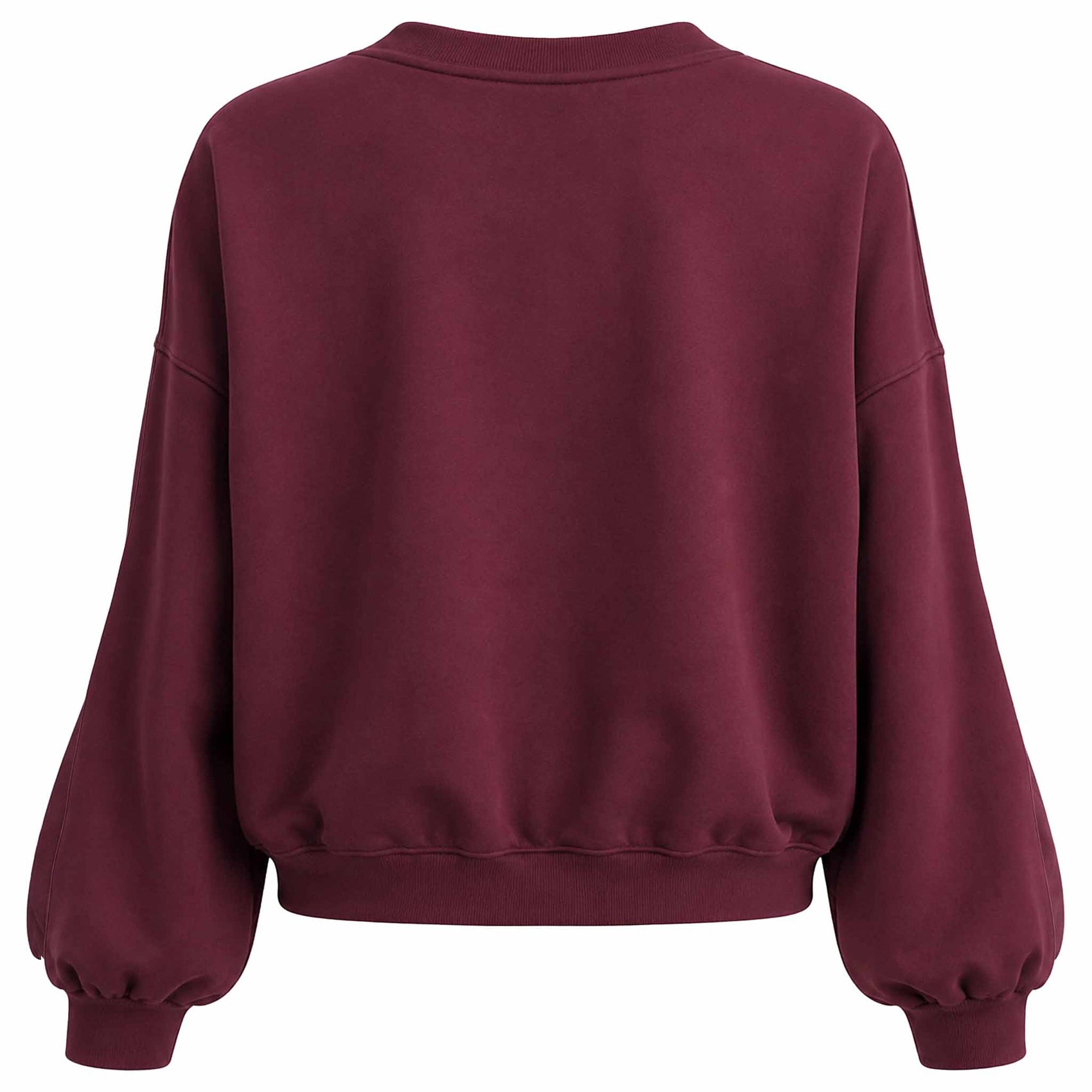 ICNK Trui Truze Bordeaux – achterzijde – kleding voor lange vrouwen