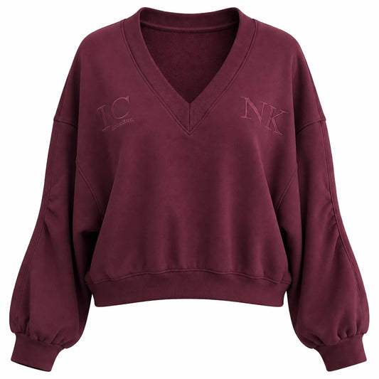 ICNK Trui Truze Bordeaux | Tall