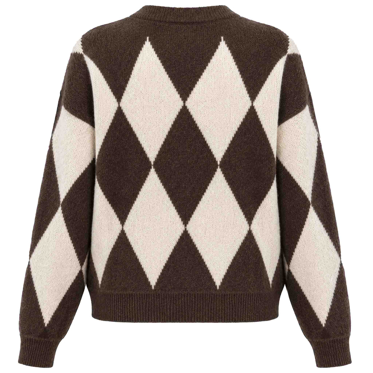 ICNK Trui Veloura Bruin | Tall