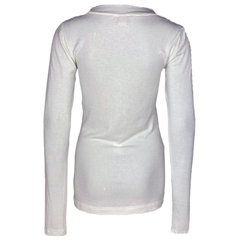 Longlady Truitje Felicia Offwhite, tall kleding voor lange dames, achteraanzicht