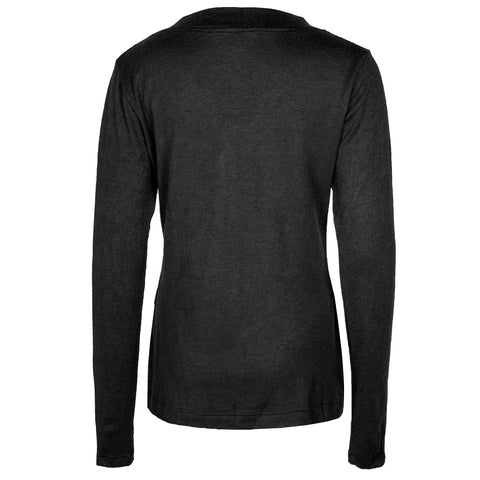 Longlady Truitje Felicia Zwart, tall kleding voor lange dames, achteraanzicht