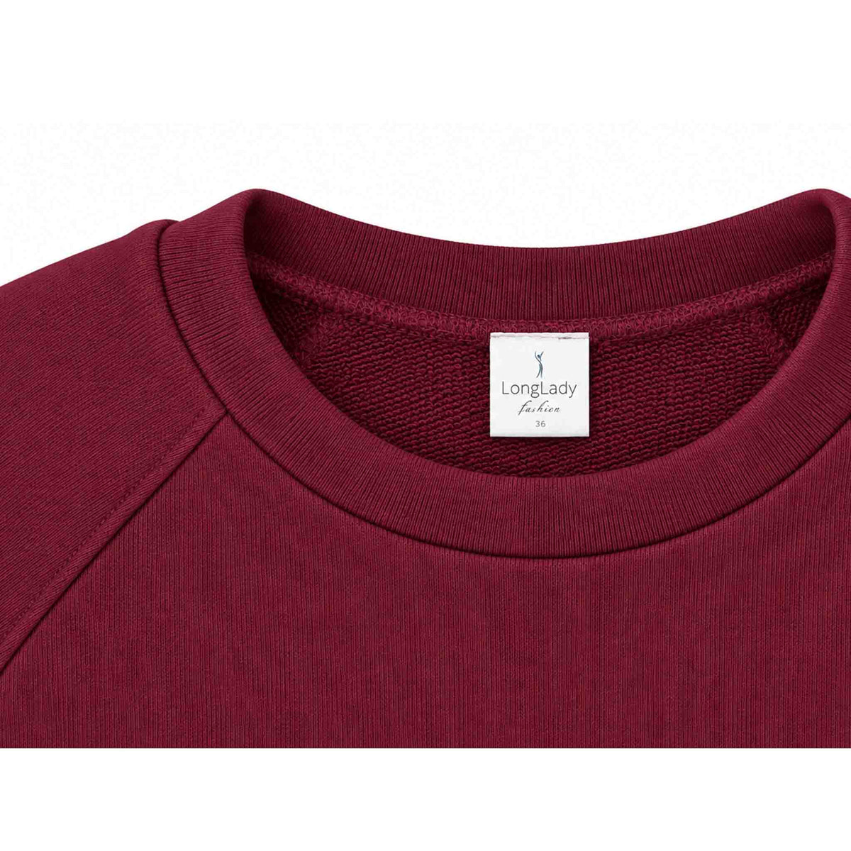 Longlady Trui Fenna Bordeaux | Tall