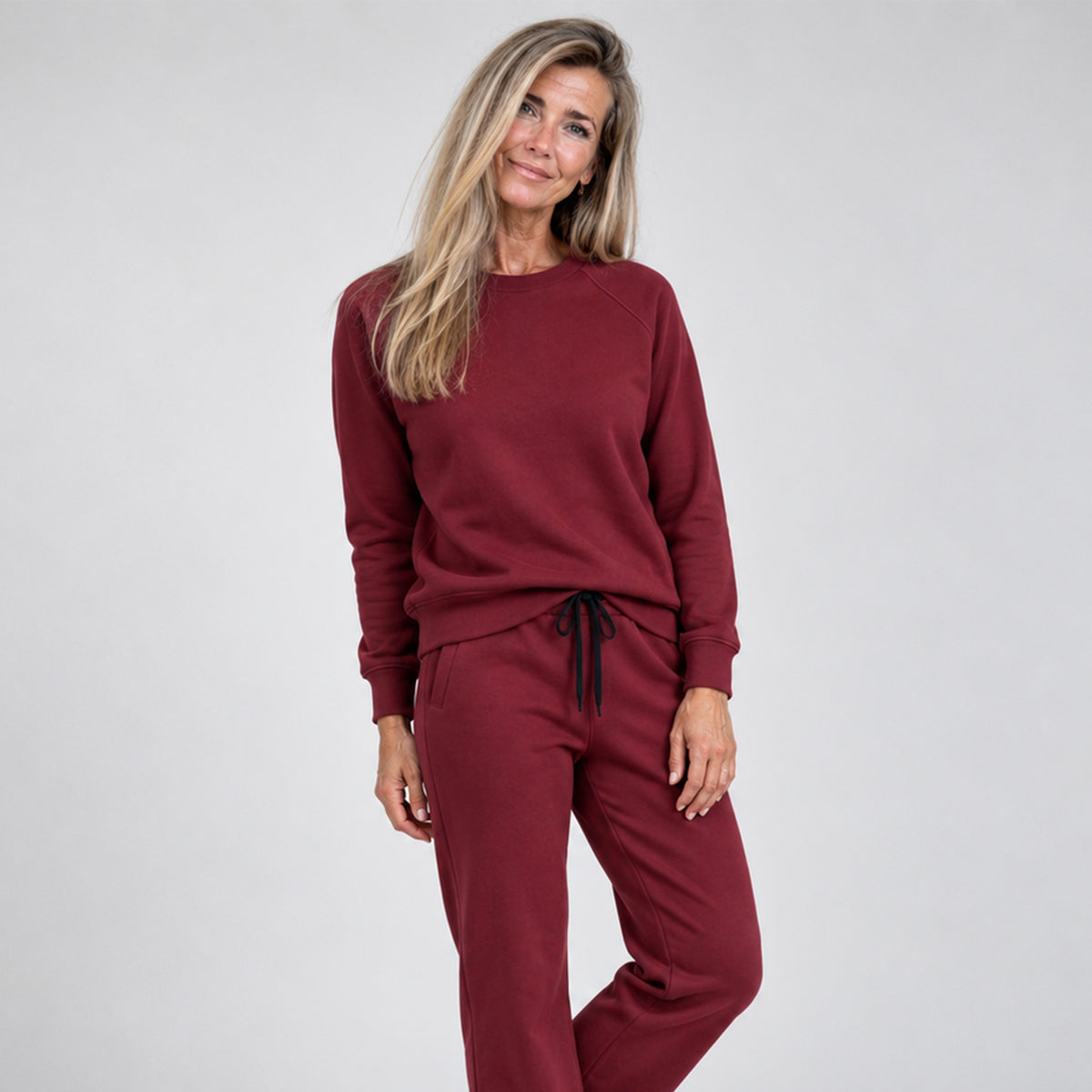 Longlady Trui Fenna Bordeaux | Tall