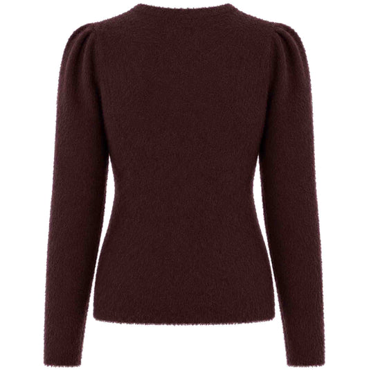 NED Trui Belins Chocolat Plum | Tall