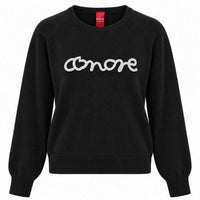 Only-M Trui Amore Zwart | Tall