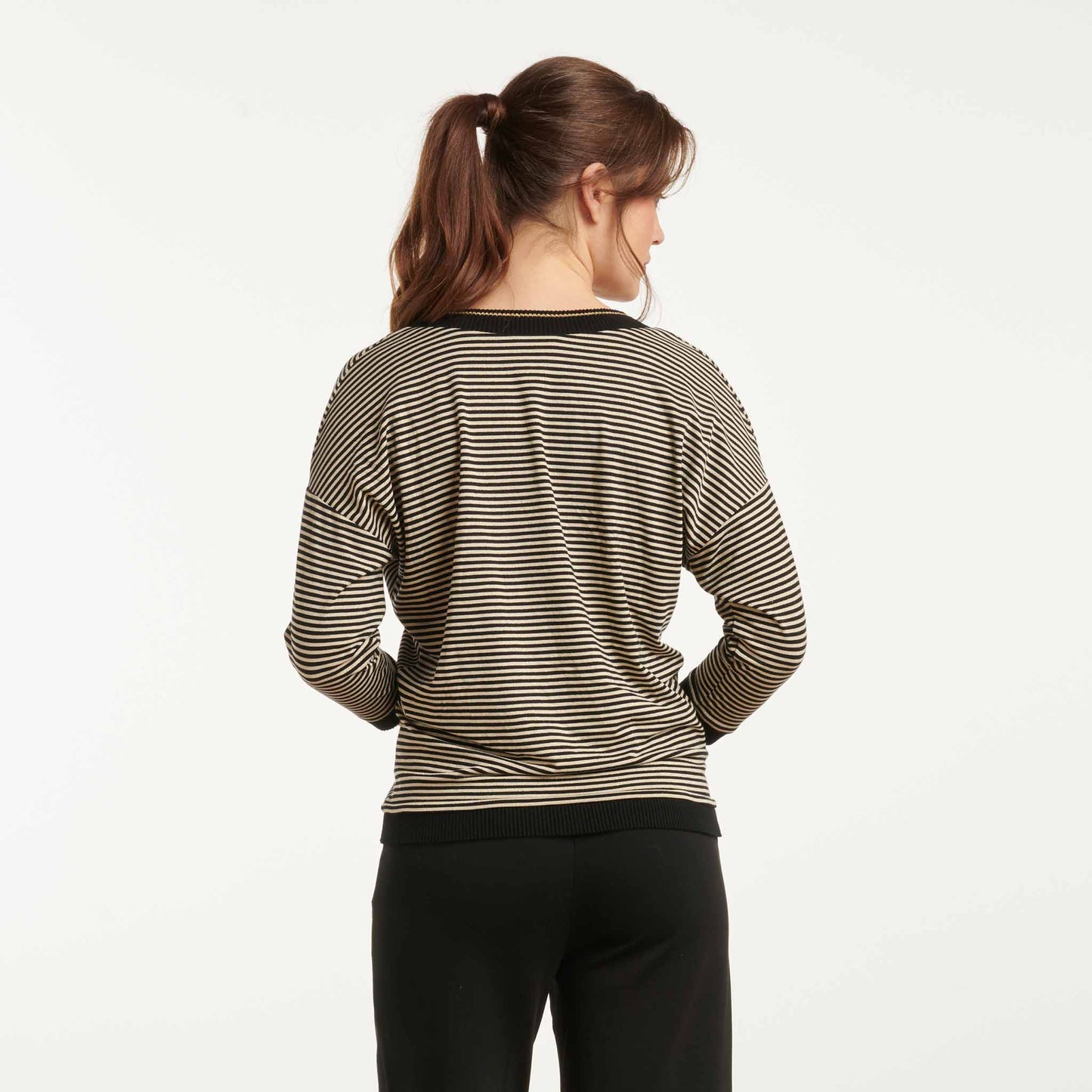 Tall Smashed Lemon Sweater Black Gold