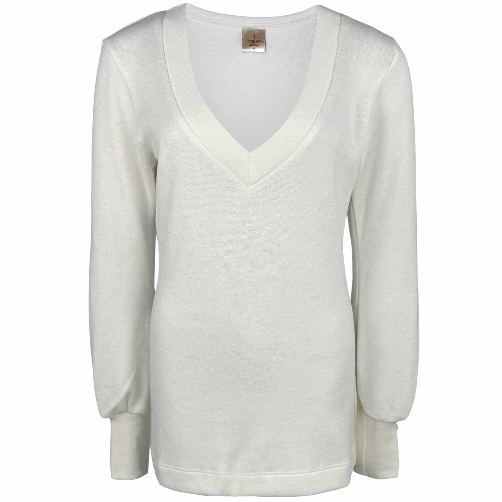 Longlady Trui Francesca Offwhite | Tall