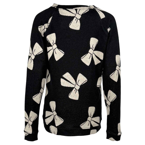 Longlady Trui Fresia Tie Bow, tall kleding voor lange dames, achteraanzicht