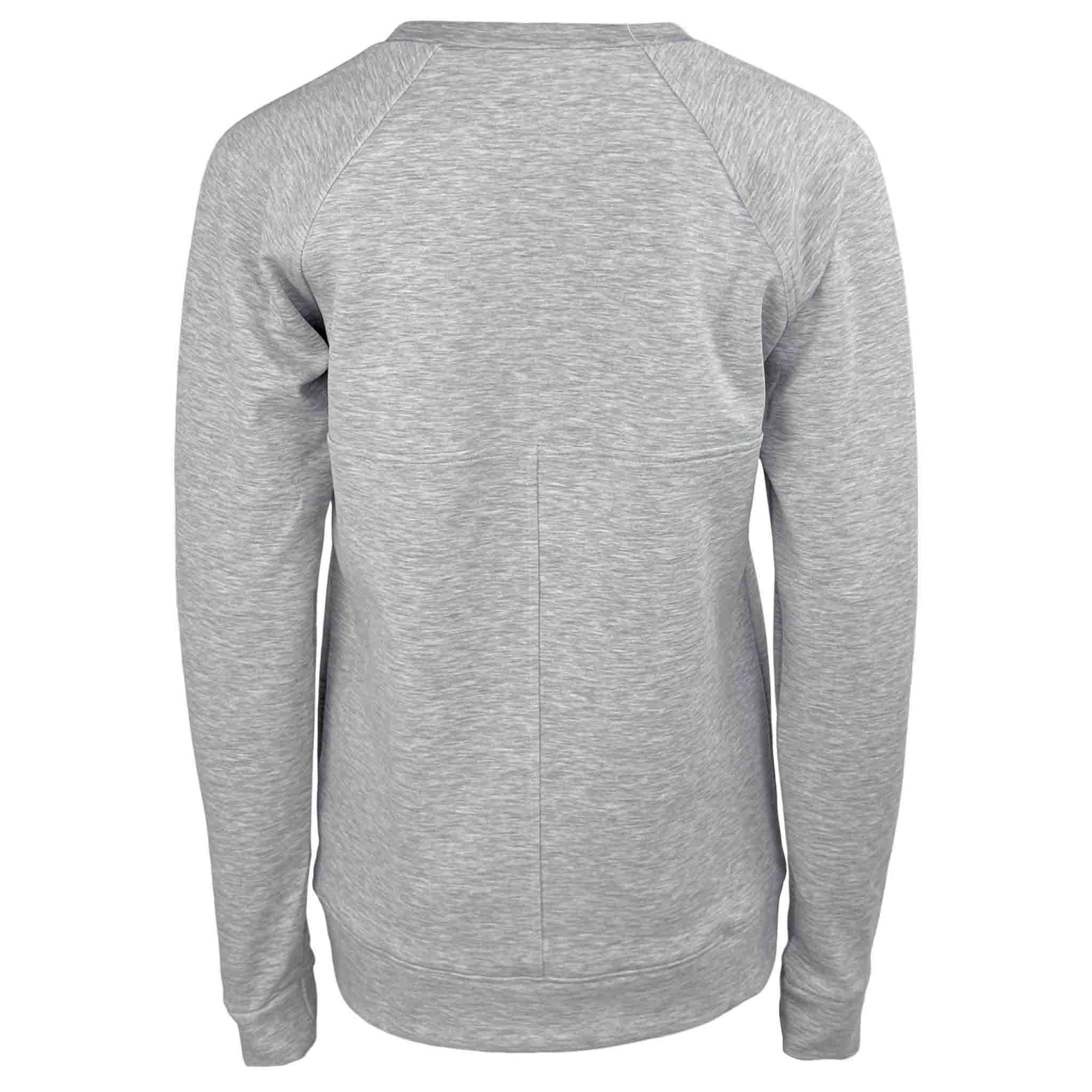 LongLady Sweater Freya Grijs, tall kleding voor lange dames, achteraanzicht