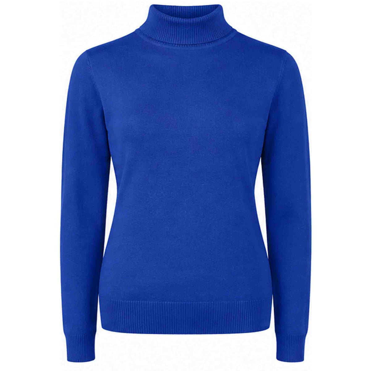 Tall Casamia truitje col kobalt kleding lange vrouwen voorzijde