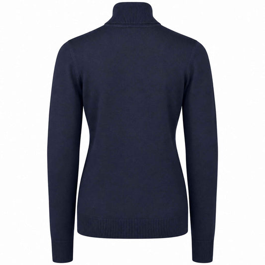 Casamia Truitje Col Navy, tall | kleding voor lange vrouwen achterkant