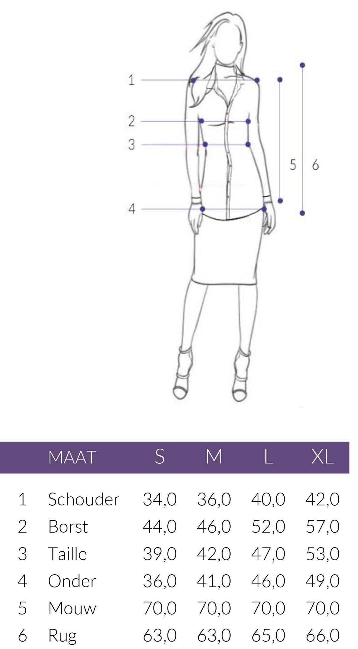 Maattabel Casamia Truitje Turtleneck | Tall