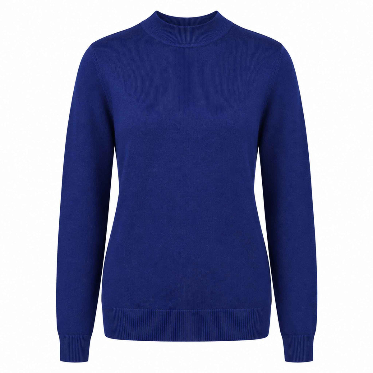 Casamia Truitje Turtleneck Kobalt, tall kleding voor lange vrouwen voorzijde