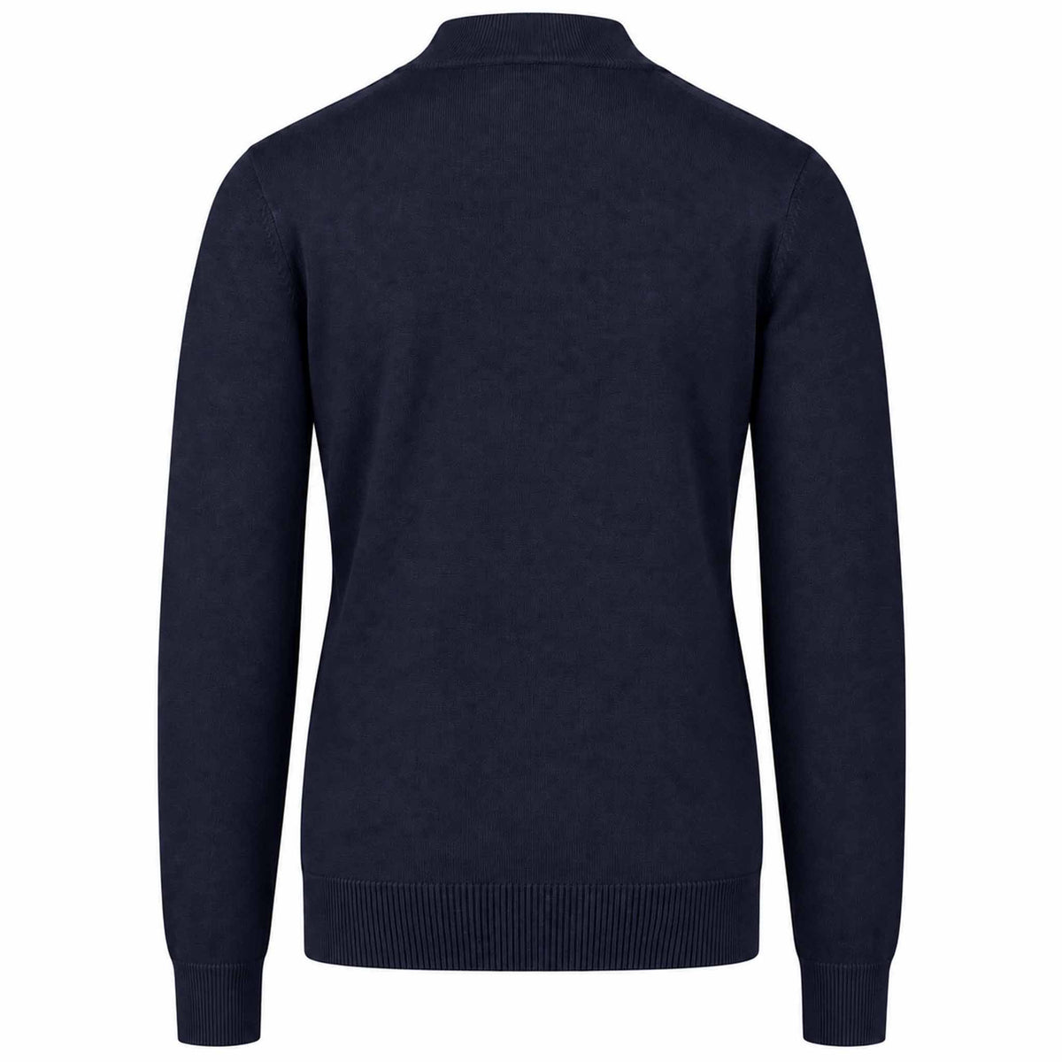 Casamia Truitje Turtleneck Navy, tall kleding voor lange vrouwen achterzijde