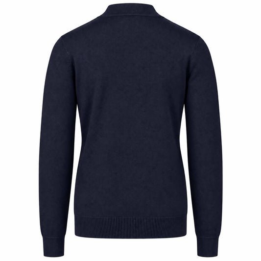 Casamia Truitje Turtleneck Navy, tall kleding voor lange vrouwen achterzijde
