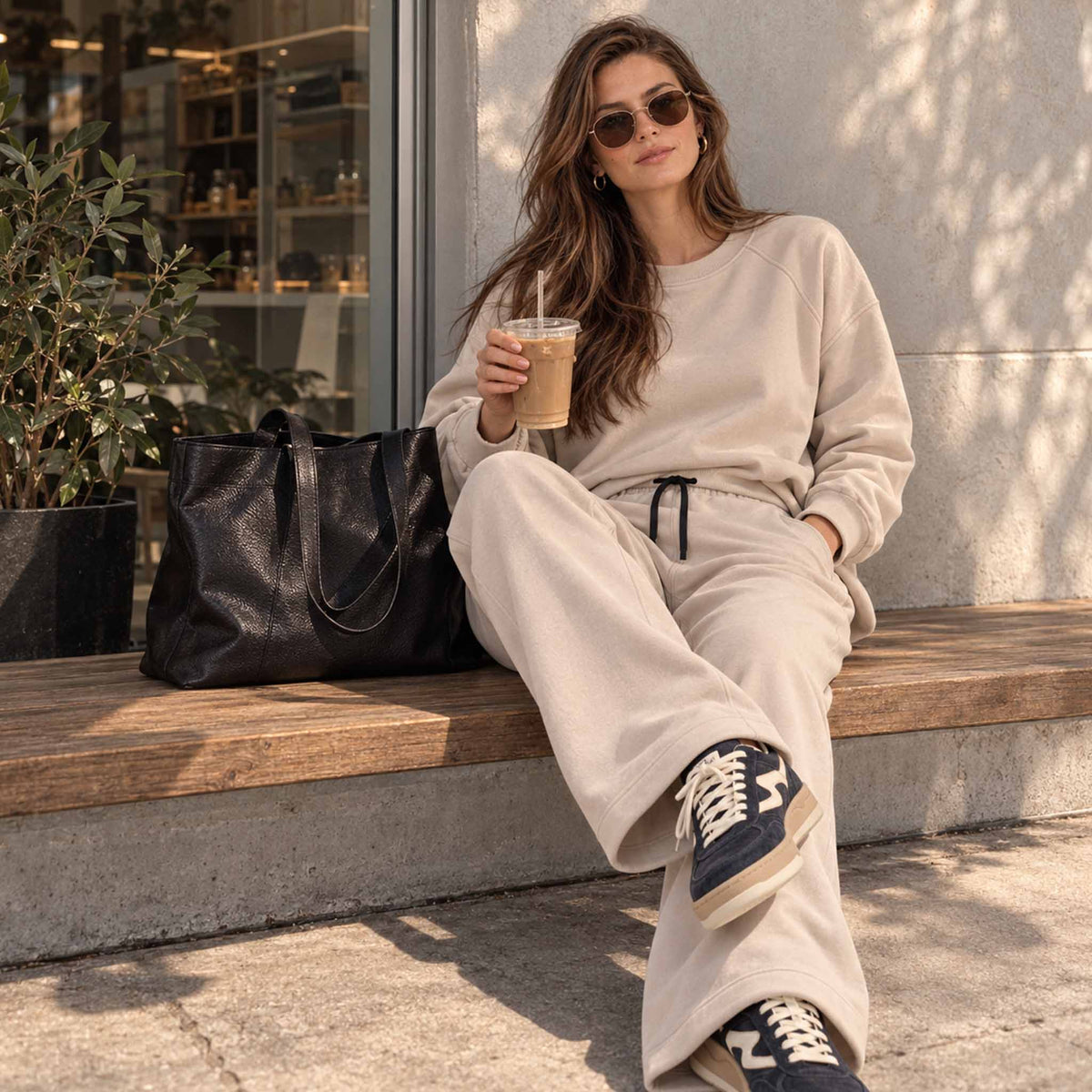 Longlady Sweatpants Stefanie Lichtbeige | Tall | style | lange vrouwen | @shoplook