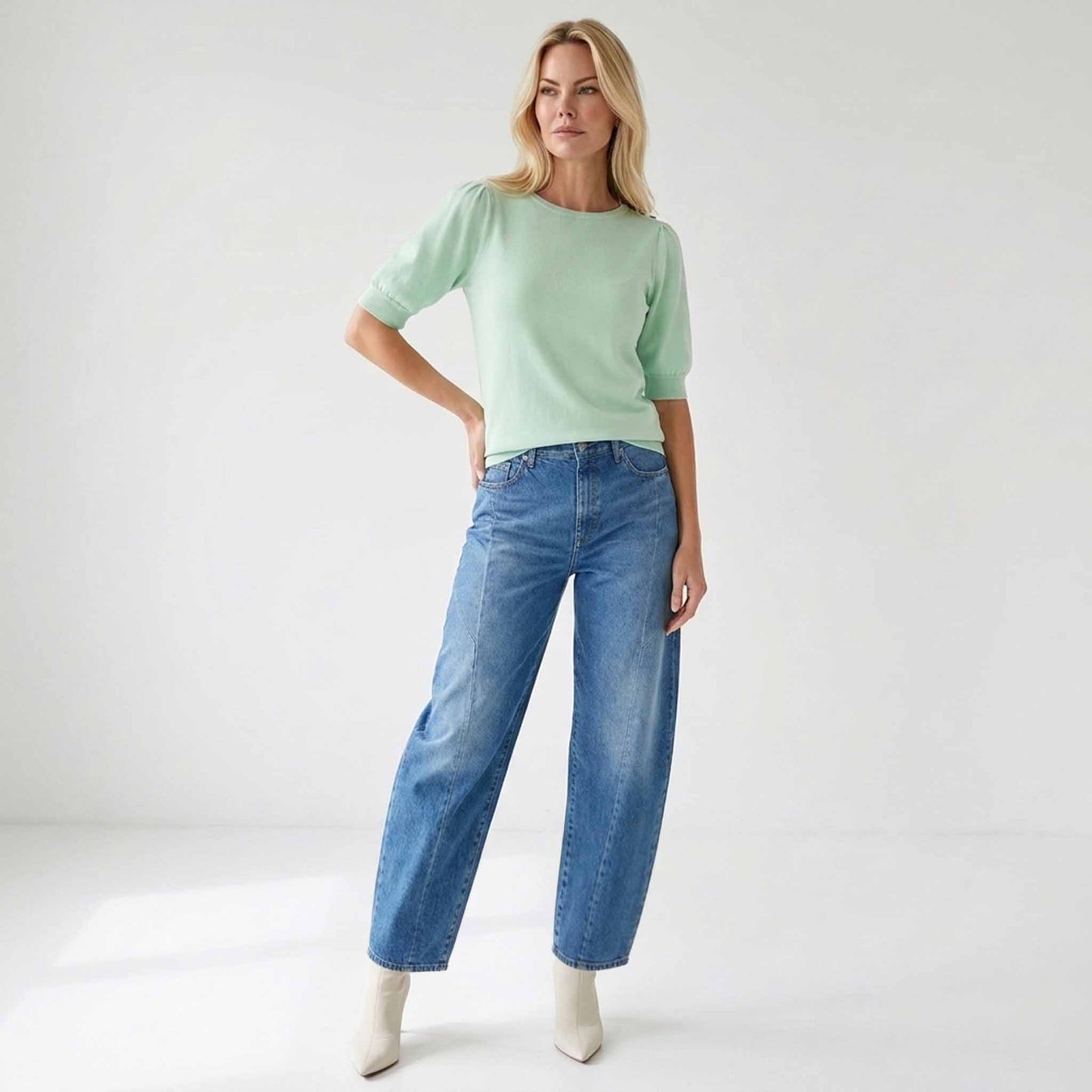 Mac Jeans Dakota Barrel Fashion Blue | Tall