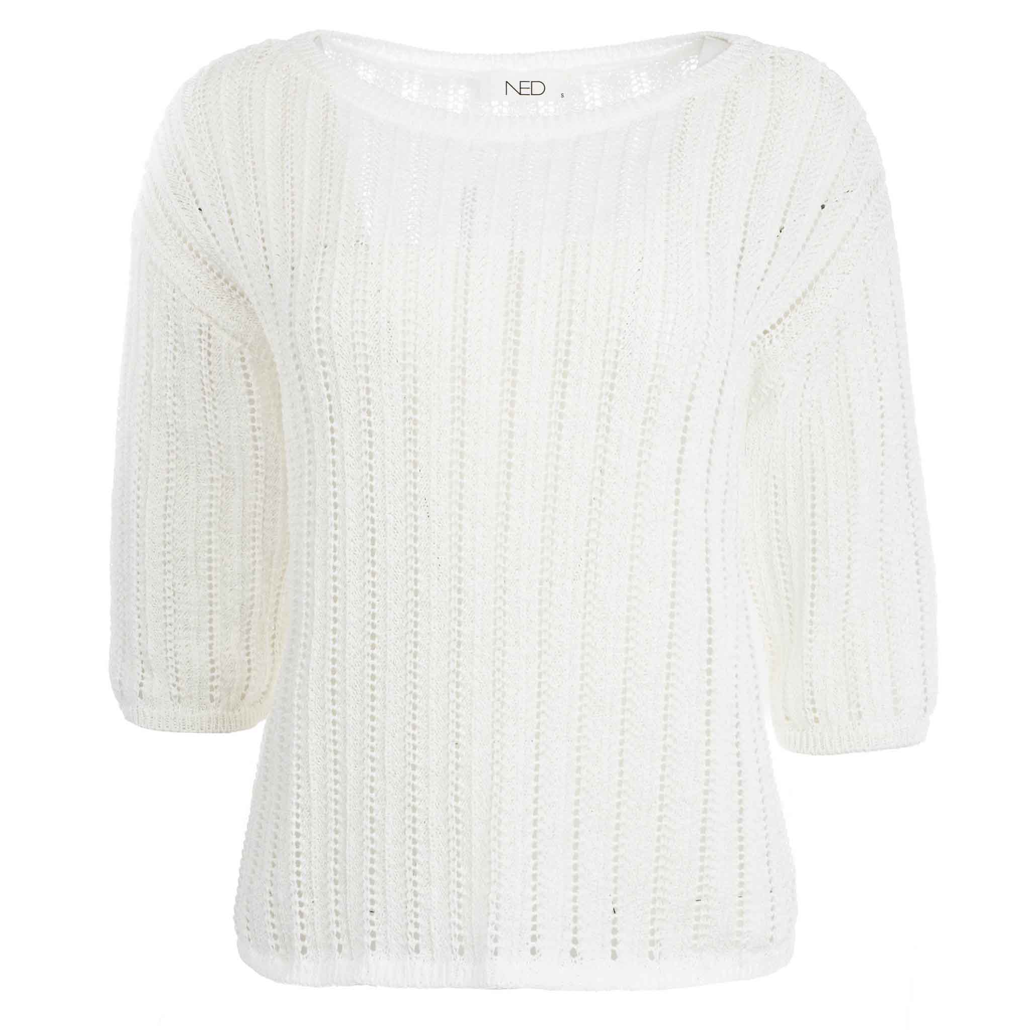 NED Truitje Litani Wit, tall kleding voor lange vrouwen