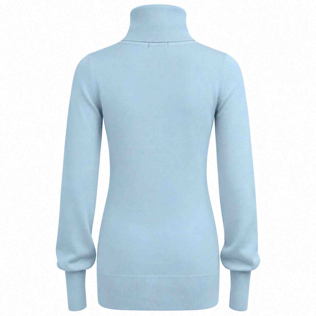 Tall Only-M Trui Ballonmouw Lichtblauw - achterkant - lange dames