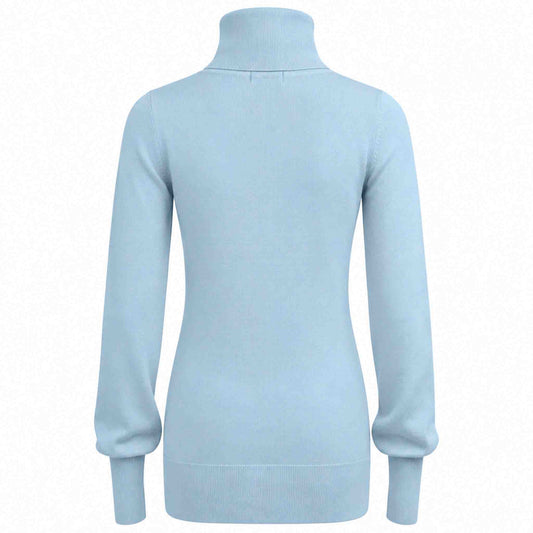Tall Only-M Trui Ballonmouw Lichtblauw - achterkant - lange dames