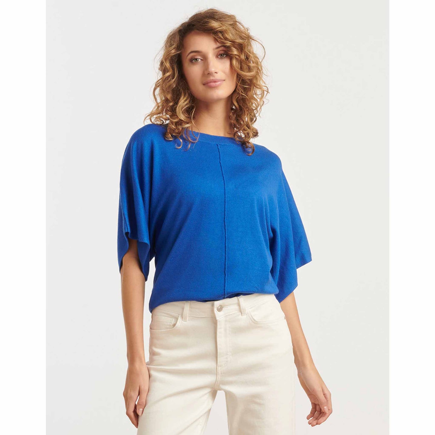 Smashed Lemon Sweater Cobalt
