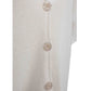 Kimara Vest Fiorella Silver White, tall mode voor lange dames, detail