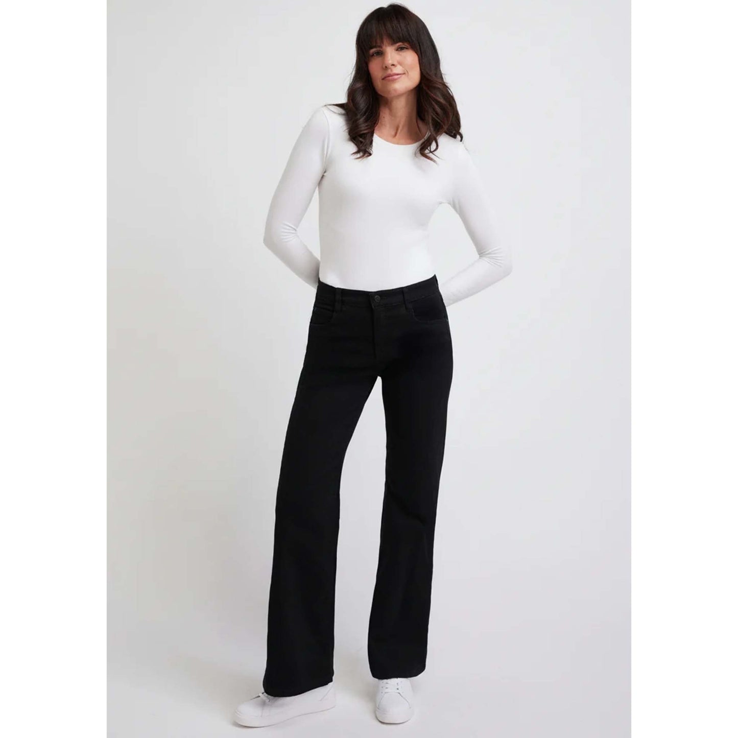 Wonderjeans RS Relaxed Wide Forever Black | Tall