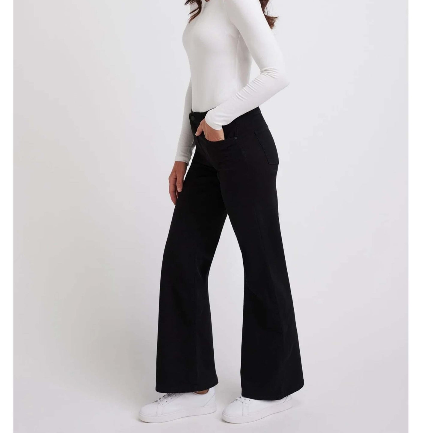 Wonderjeans RS Relaxed Wide Forever Black | Tall