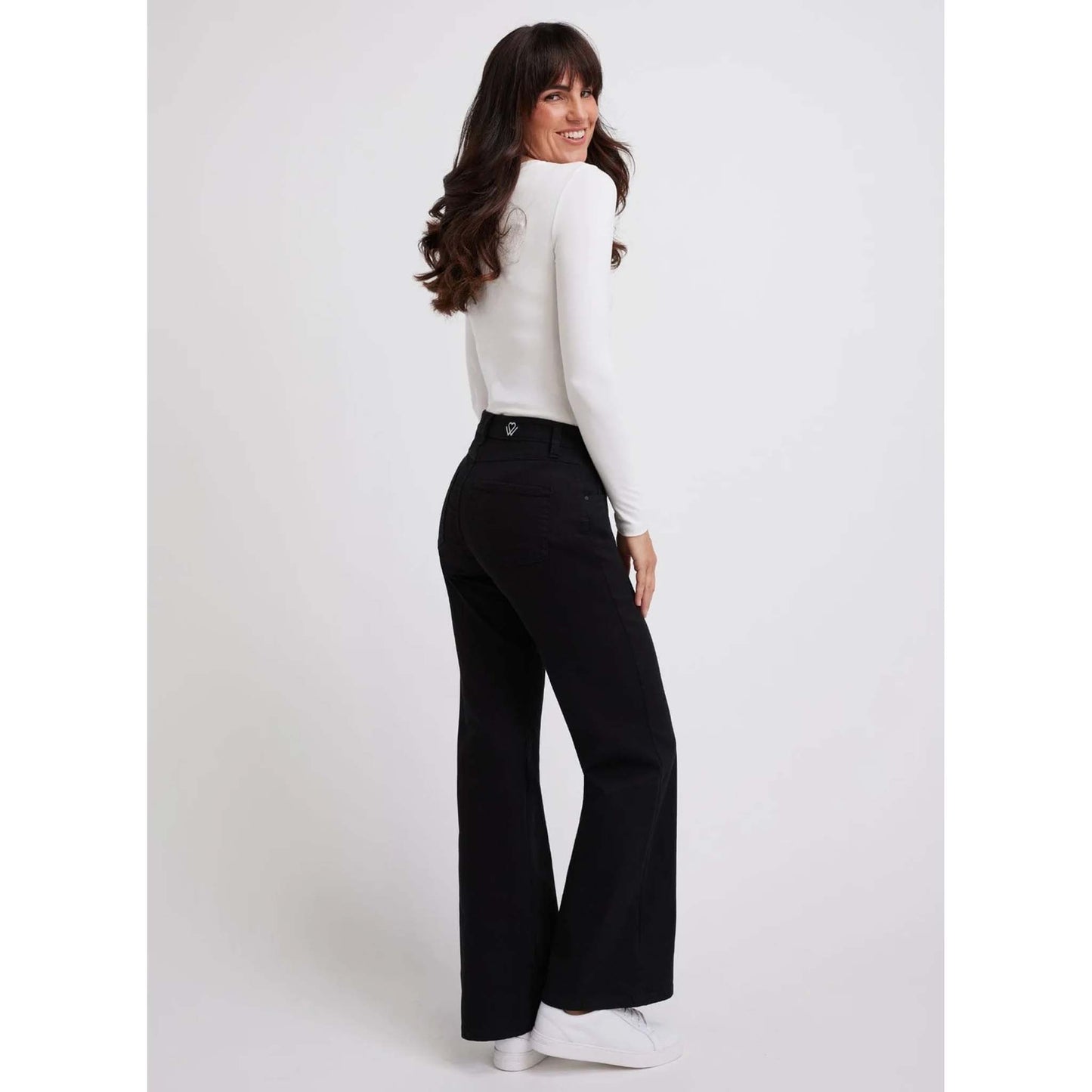 Wonderjeans RS Relaxed Wide Forever Black | Tall