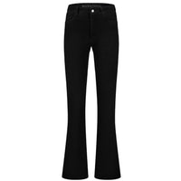 Wonderjeans WF Flared Forever Black met extra beenlengte – voorkant – LongLady kleding voor lange dames