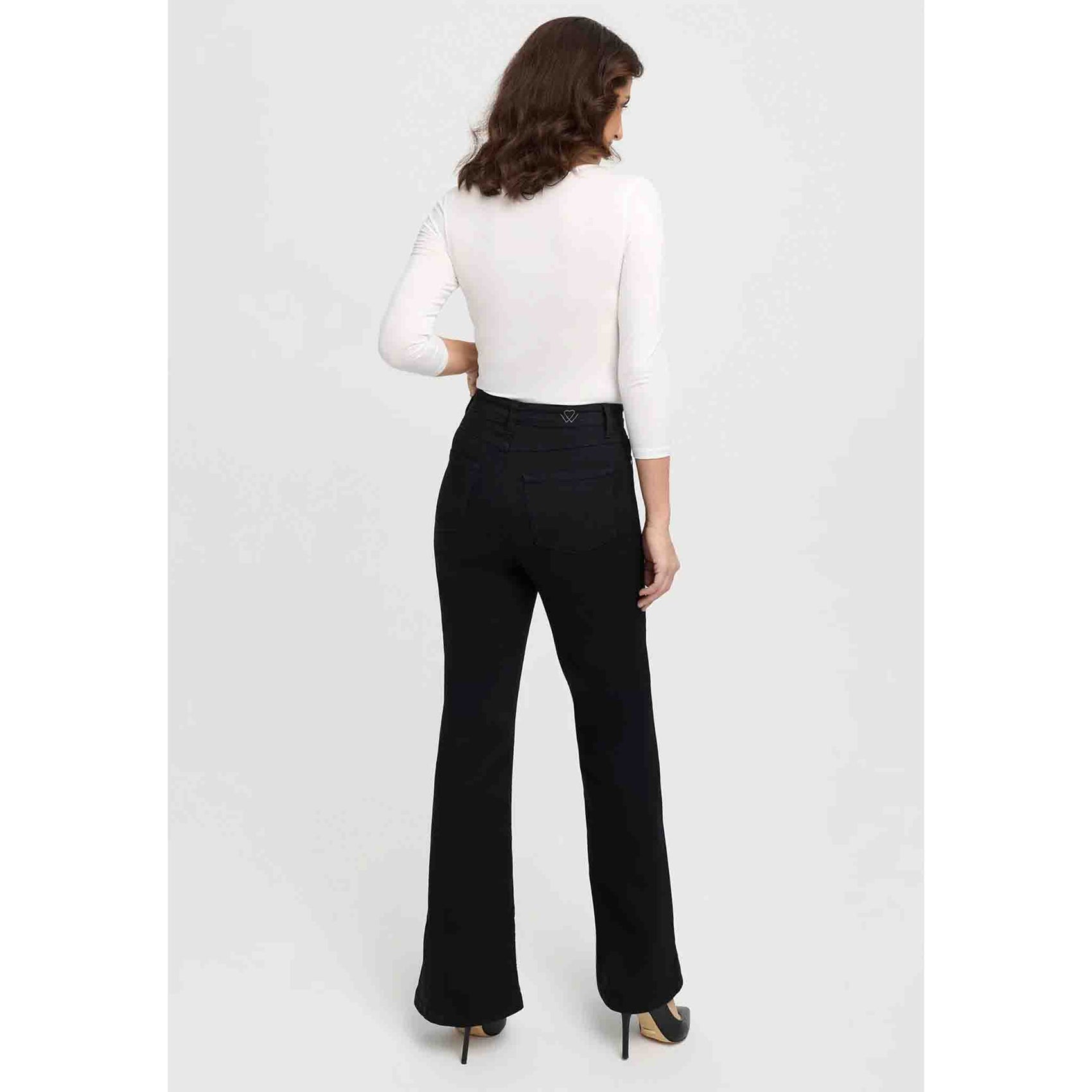 Wonderjeans WF Flared Forever Black | Tall
