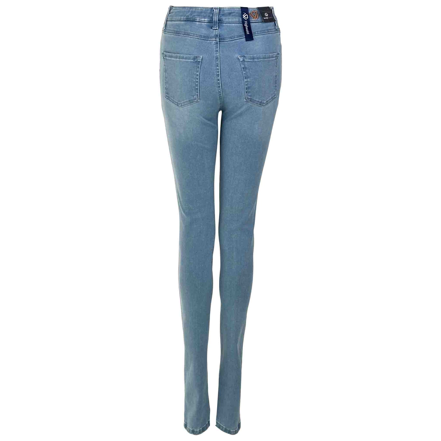 Wonderjeans WH Sun Bleach, jeans in tall met lange benen, achteraanzicht