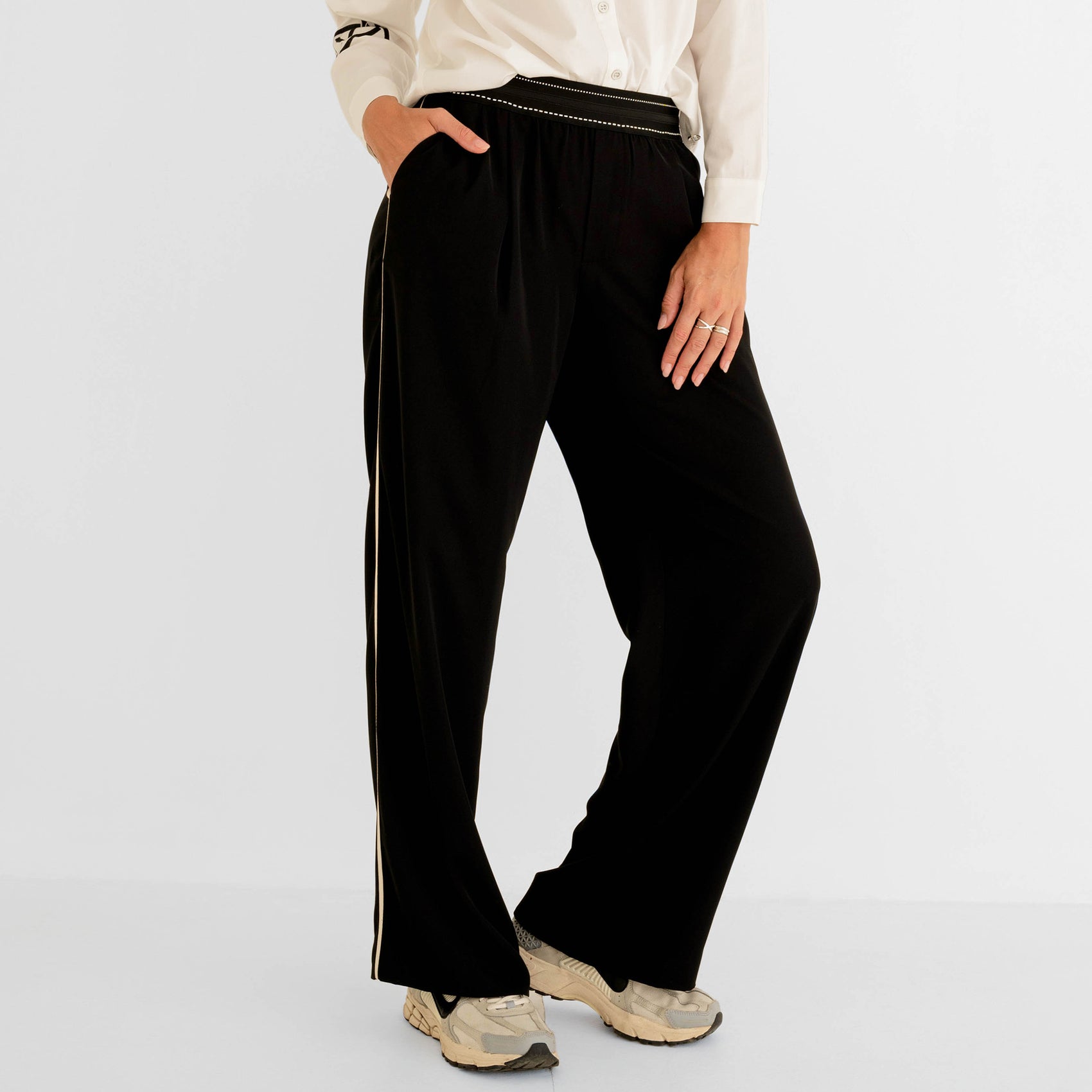 ZiZo Broek Savelly Zwart, tall kleding voor lange vrouwen