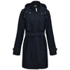 Tall Manisa Regen trenchcoat Navy - lange vrouwen